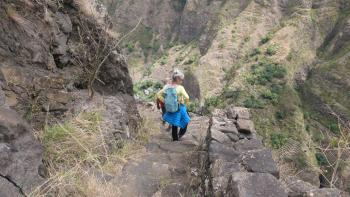 Unsere Wanderorganisatorin Diane und André