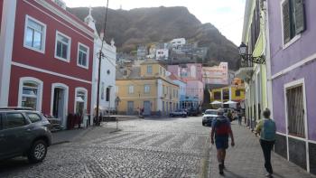 Ribeira Grande, auf dem Weg zum Residencial Bibi