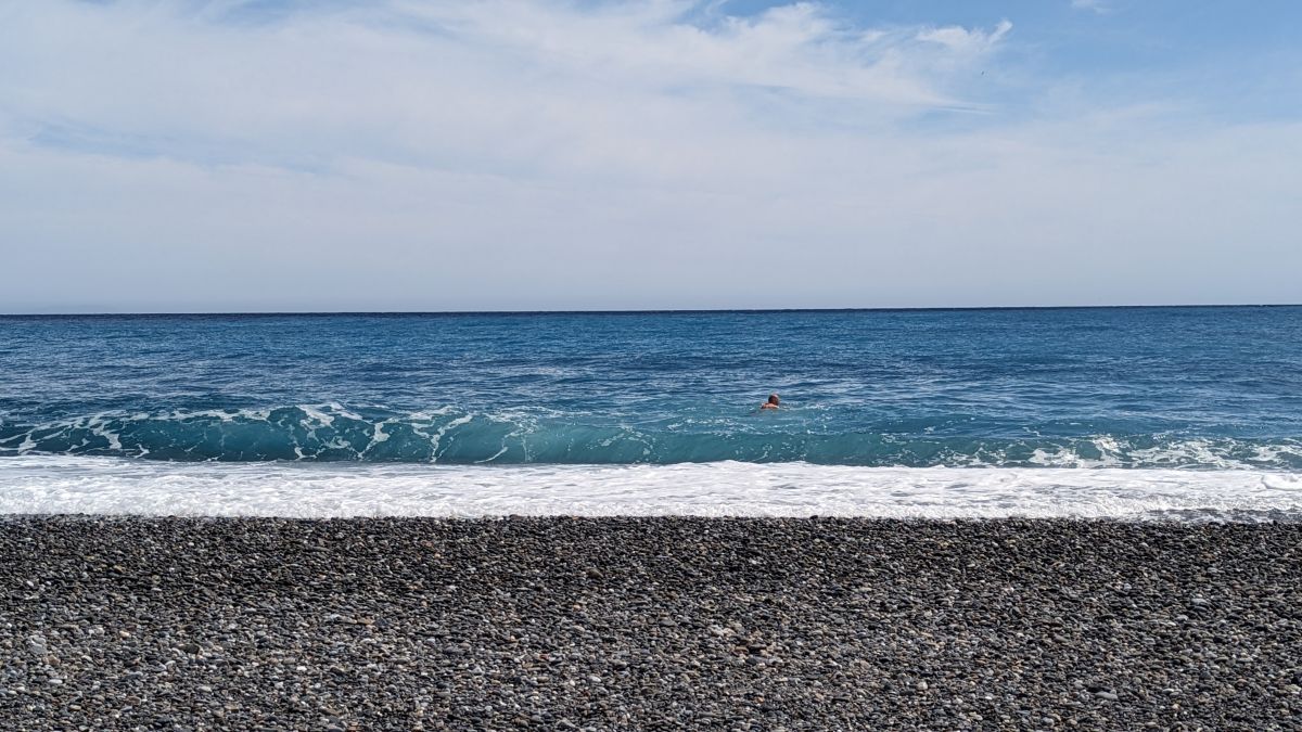 Strand, der Spuk ist vorbei