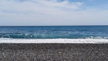 Strand, der Spuk ist vorbei