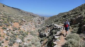Einstieg in die Anopolis-Schlucht