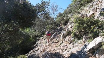 Beginn der Wanderung
