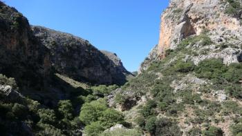 in der Sirikari-Schlucht