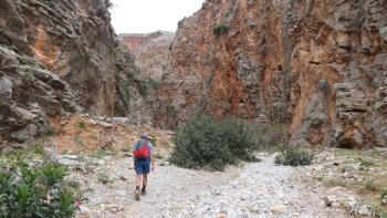 Einstieg in die Aradena-Schlucht