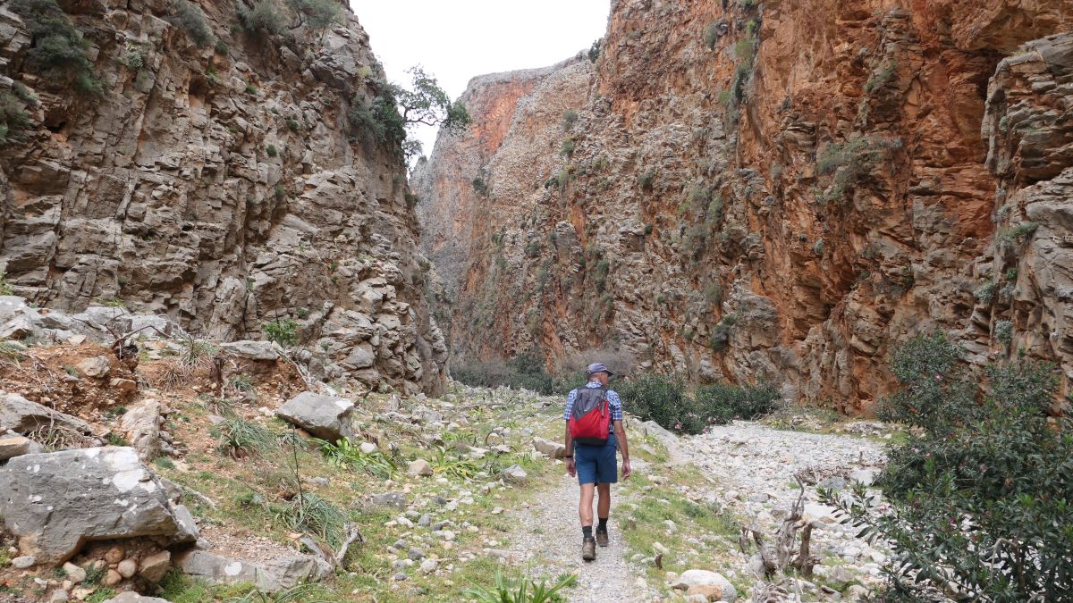 Einstieg in die Aradena-Schlucht