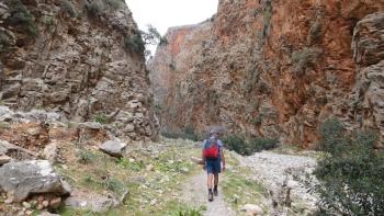 Einstieg in die Aradena-Schlucht