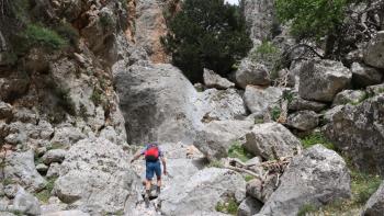 Kletterabschnitt