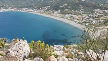 Blick hinunter nach Plakias
