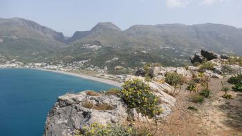 Blick hinunter nach Plakias