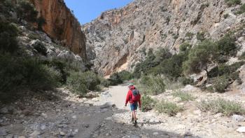 am Eingang der Schlucht