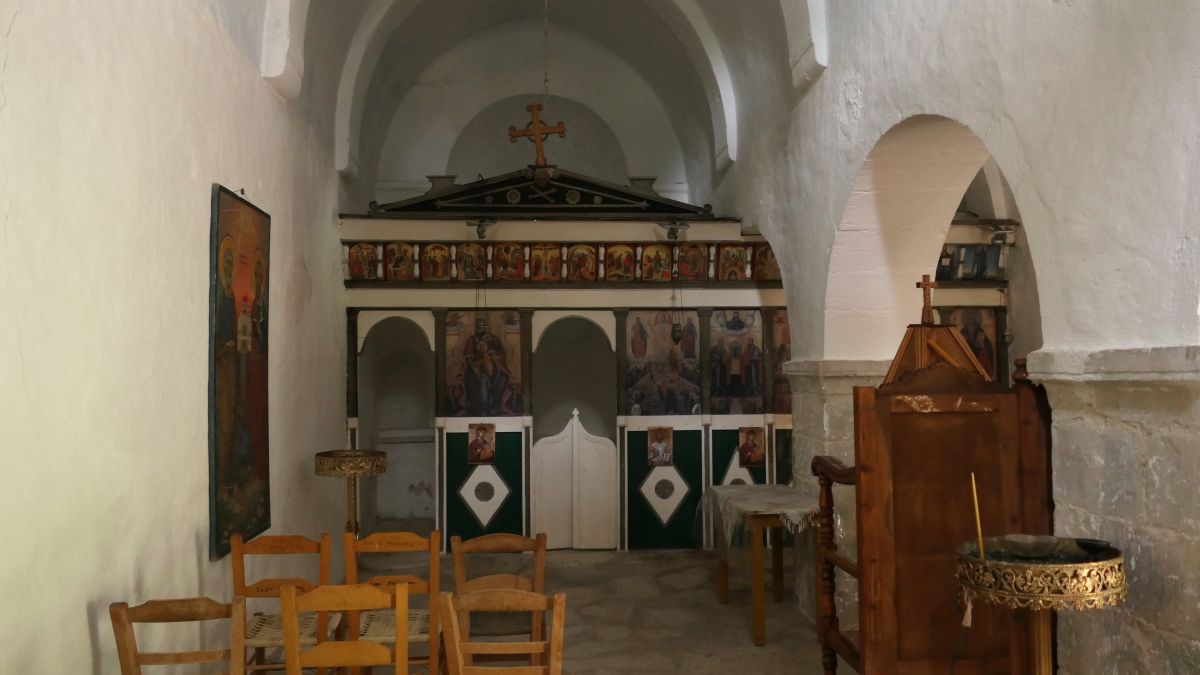 Agios Charalampos im verlassenen Dorf Paliama  