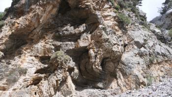 geologisch interessante Faltenbildung