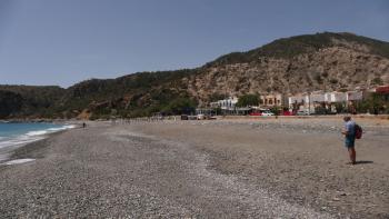 Kieselstrand in Sougia