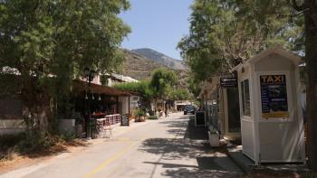 Strandpromenade in Sougia, nicht viel los- herrlich