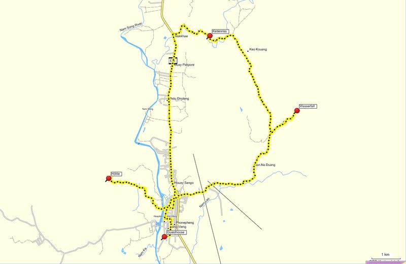 Unsere heutige Trackaufzeichnung