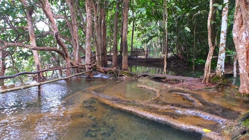 an der Wasserfallkante