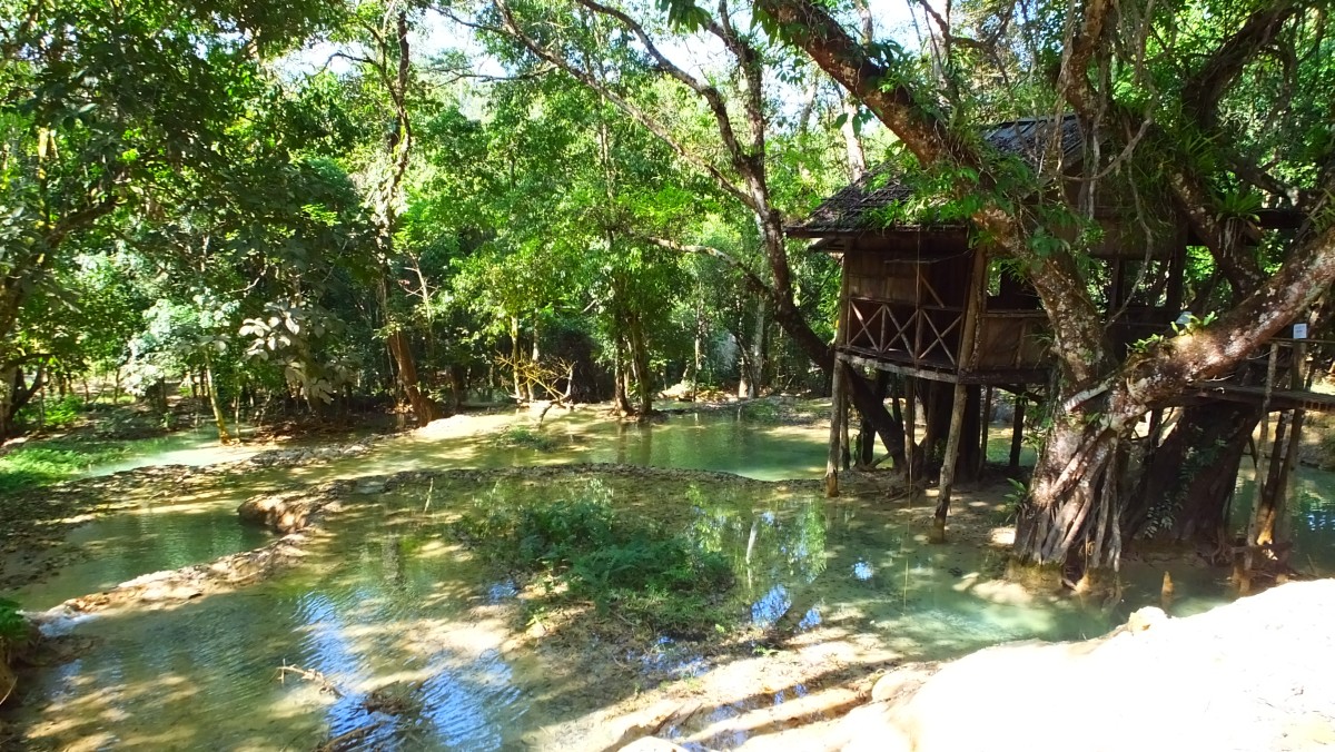 untere Becken vom Wasserfall