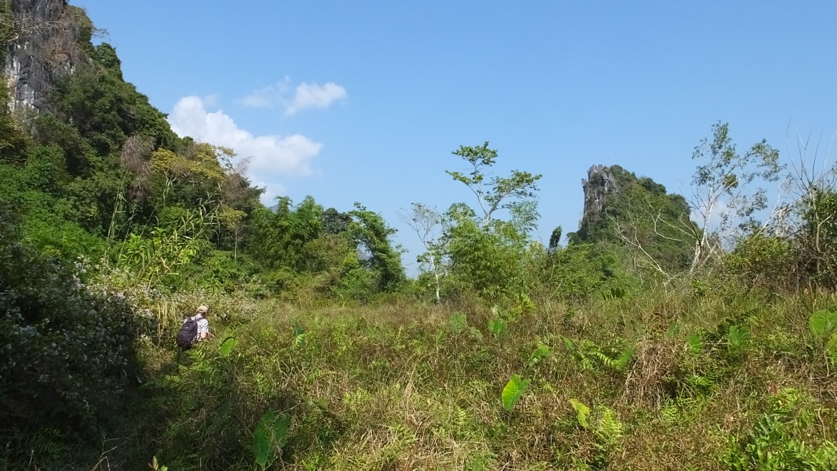 Auf den Felsen da hinten wollen wir auch noch