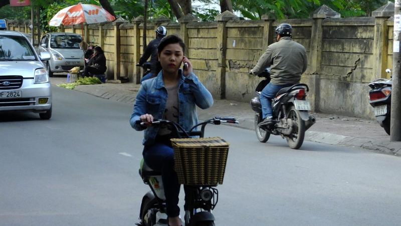 in den Straßen Hanois...