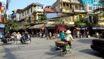 es gibt noch Fahrräder in Hanoi