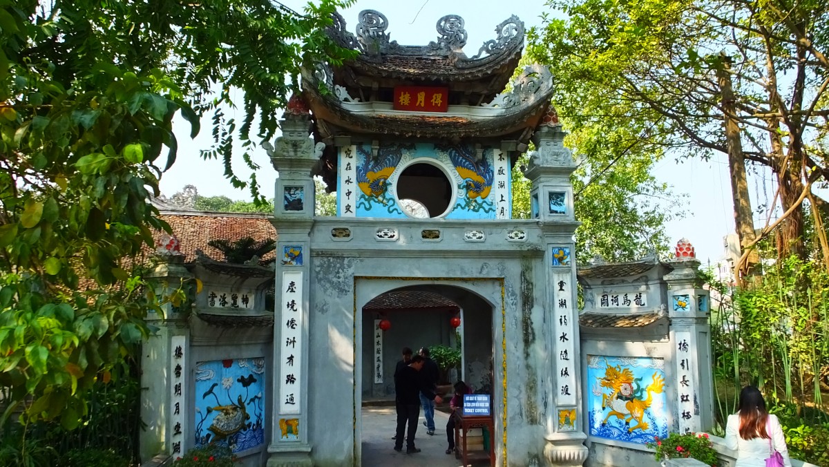 Den Ngoc Son (Jadeberg-Tempel) im Hoan Kiem See