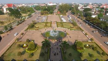 Vientiane von oben