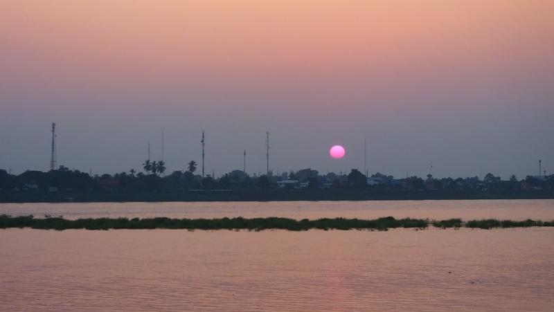 Sonnenuntergang über Thailand