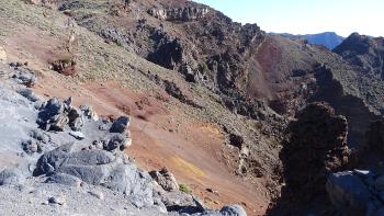 am Rand der Caldera de Taburiente