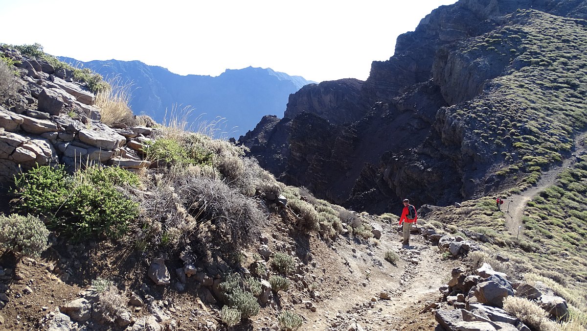 am Rand der Caldera de Taburiente