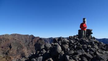 Gipfelglück auf dem Roque Palmero