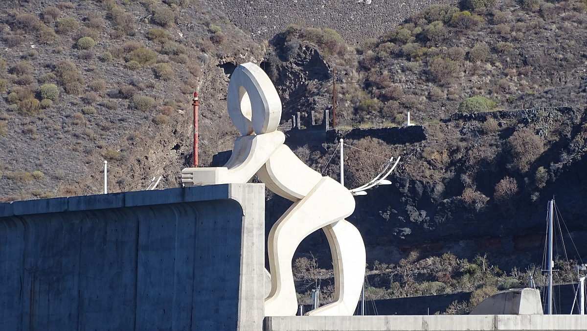 Beton-Kunst am Hafen