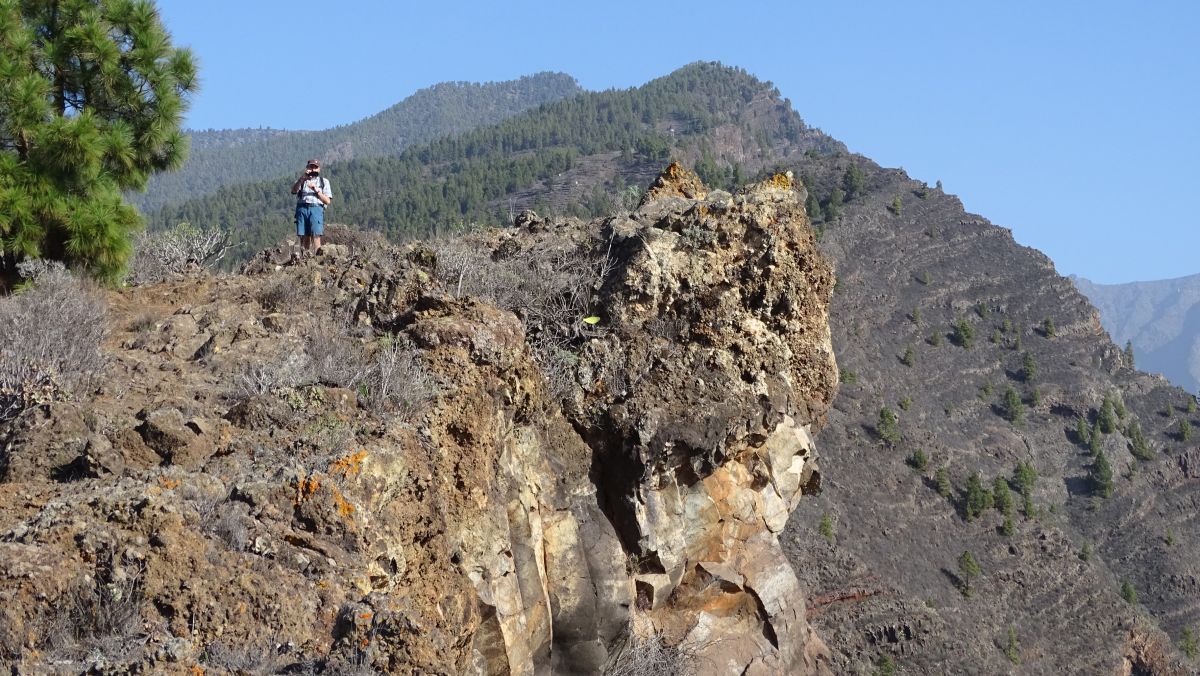 Abbruchkante zum Barranco de las Angustias