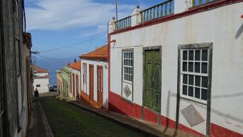 oft fotografierte Straße in Santo Domingo de Garafia