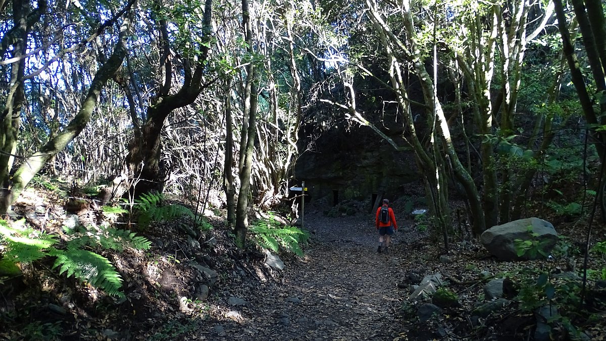 Beginn der Wanderung am Parque Cultural la Zarza