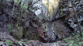 Barranco La Zarza, hier gibt es wohl in feuchteren Zeiten einen Wasserfall