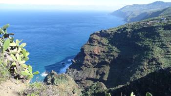 Blick über den Barranco Fagundo nach El Tablado