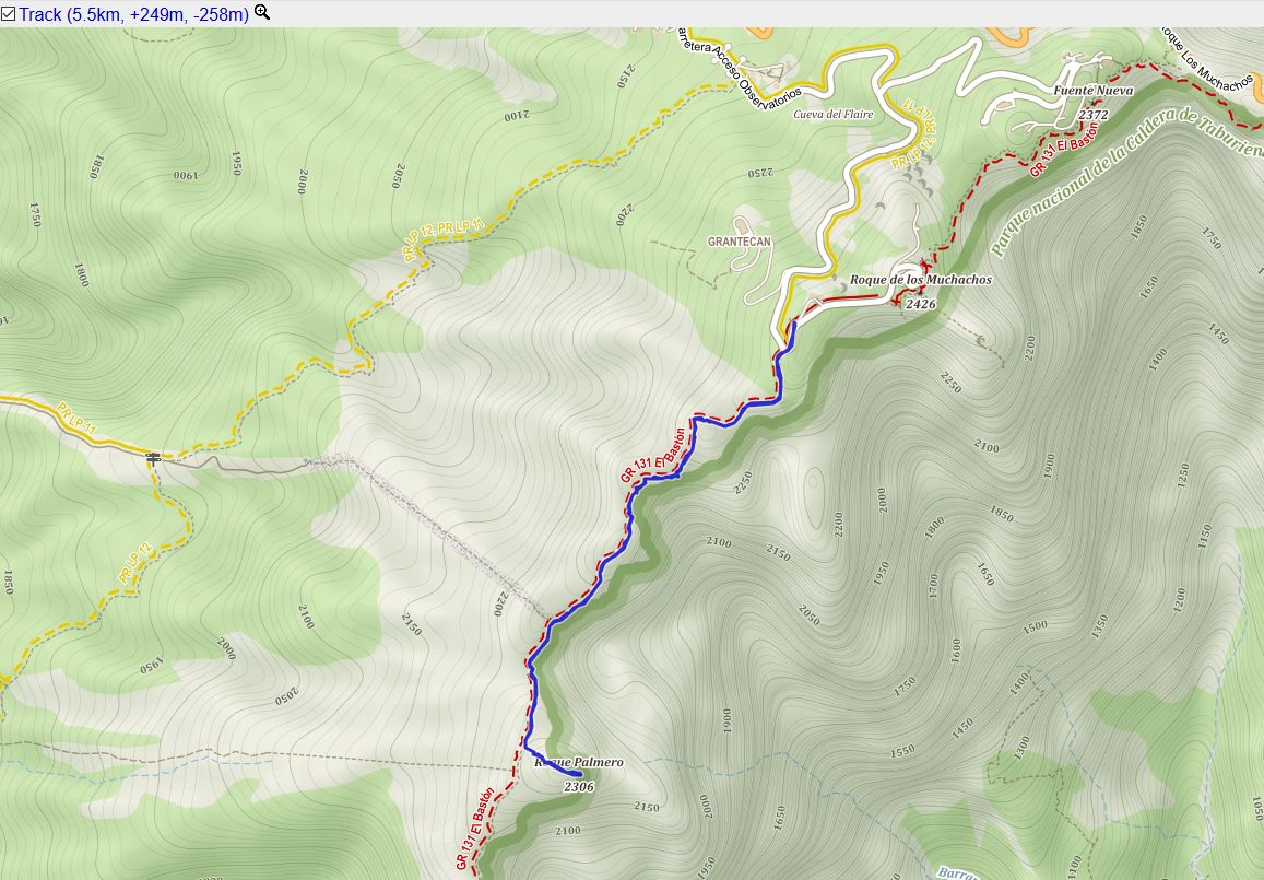 kurze Wanderung hin und zurück