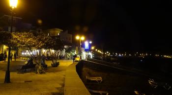 ein letzter Abend an der Strandpromenade in Puerto de Tazacorte