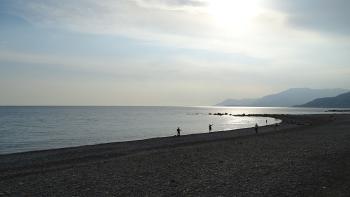 Strand in Ventimiglia