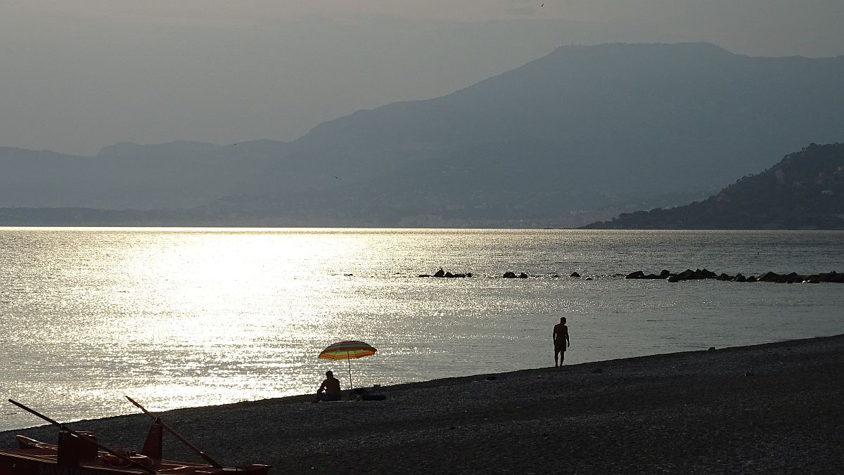 Strand in Ventimiglia