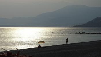 Strand in Ventimiglia