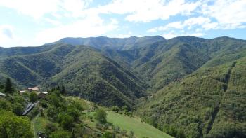 Ankunft in Triora, Blick ins Umland