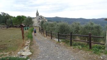 Weg zur Santuario della Madonna del Piano Novelli