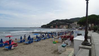 Strand in Imperia