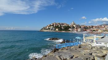 Strand in Imperia