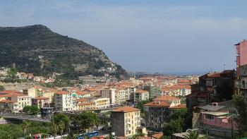 Ventimiglia Blick zur Neustadt