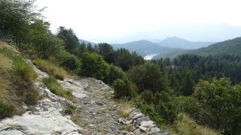 Weg zum Rifugio Monte Grai