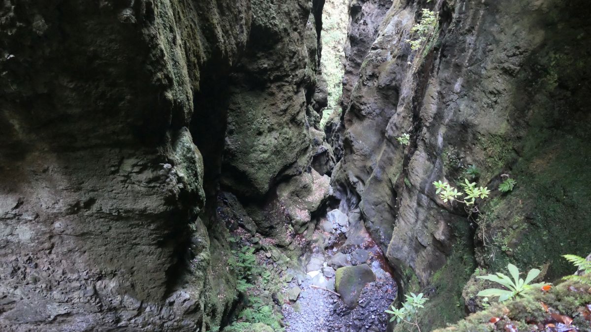 Klamm der Ribeira Grande
