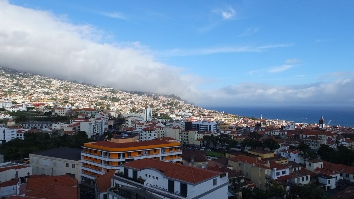 erster Blick von der Hotelterrasse