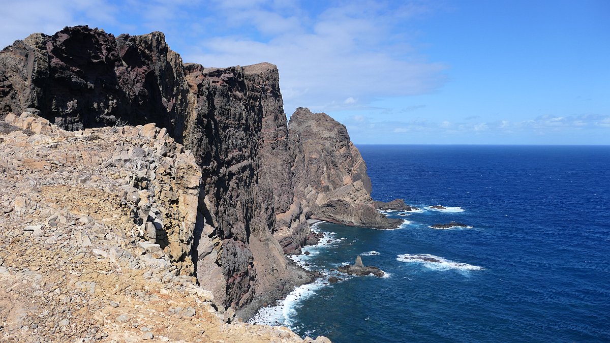 Steilküste am Ponta de São Lourenço